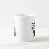 Controller Cartoon Woman コーヒーマグカップ (中央)