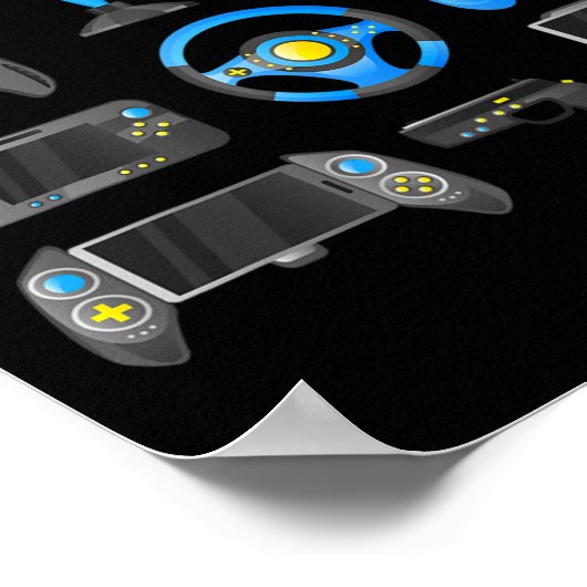Controller Game Control All The Things Video Game  ポスター (角)