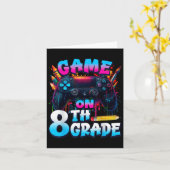 Controller Game On 8th Grade First Day Of School B カード (黄色い花)