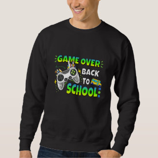 Controller Game Over Back To School Gaming  Boys K スウェットシャツ