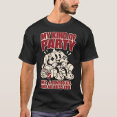 Controller Party No Dress Code Funny Gaming Tee Tシャツ (正面)