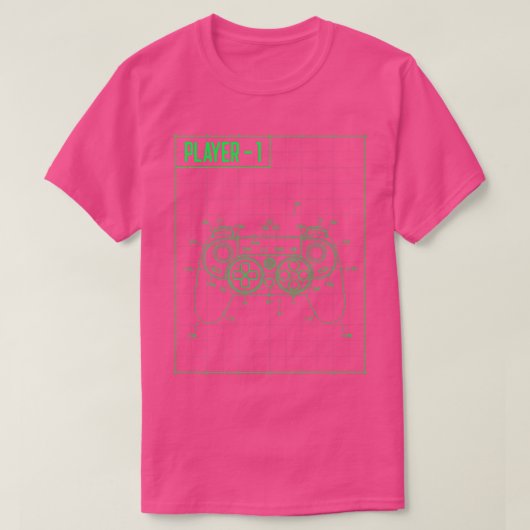Controller Tee Video Game Controller Tシャツ (デザイン正面)