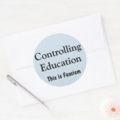 Controlling Education ラウンドシール (封筒)