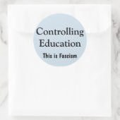 Controlling Education ラウンドシール (バッグ)