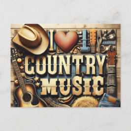 Contry music. ポストカード