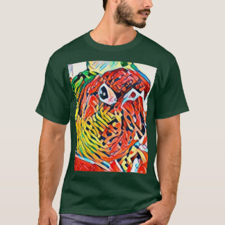 ConureデザインParrot Parakeet Parrot恋人の愛 Tシャツ