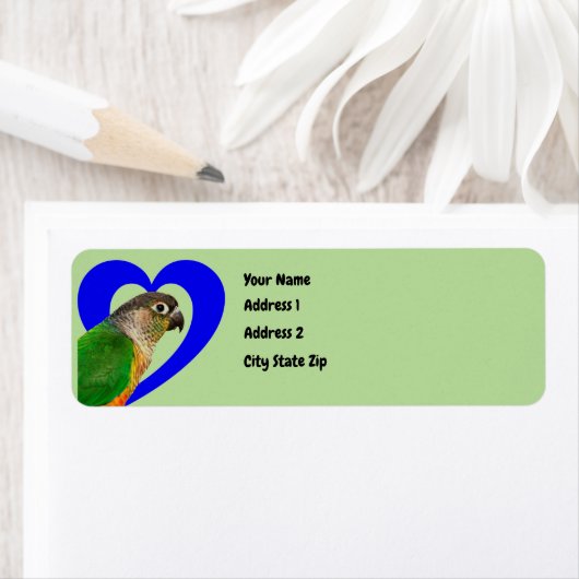 Conureハート住所 シール (インサイチュ)