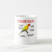 Conure Owner Conure Lover Parrot Bird Sun Conure コーヒーマグカップ (中央)