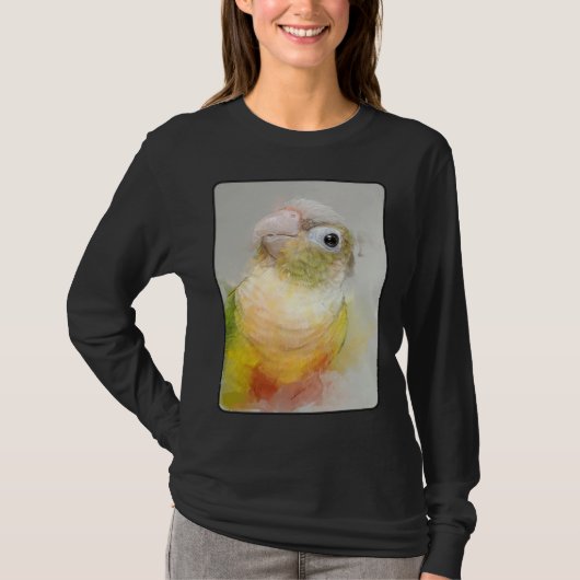 Conure Portrait 12 Animal Bird Wildlife Parrot Tシャツ (正面)