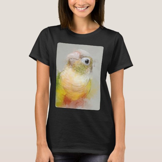 Conure Portrait 12 Animal Bird Wildlife Parrot Tシャツ (正面)