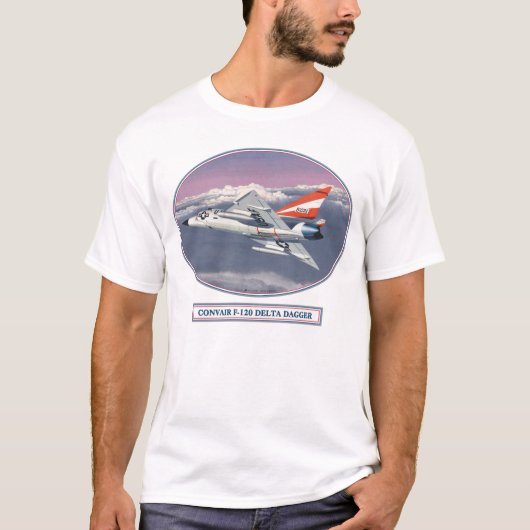 CONVAIR F120のデルタの短剣 Tシャツ (正面)