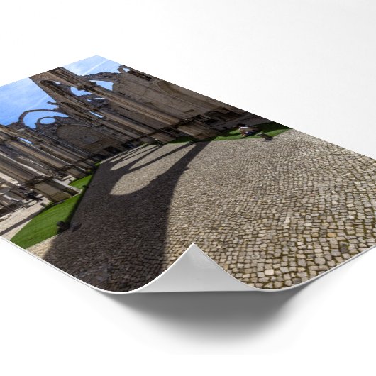 Convento do Carmo in Lisbon ポスター (角)