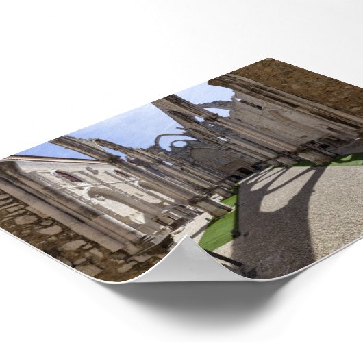 Convento do Carmo in Lisbon ポスター (角)