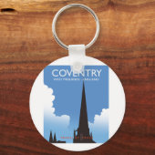 Conventry West Midlands England Travel poster キーホルダー (正面)