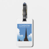Conventry West Midlands England Travel poster ラゲッジタグ (裏面縦)