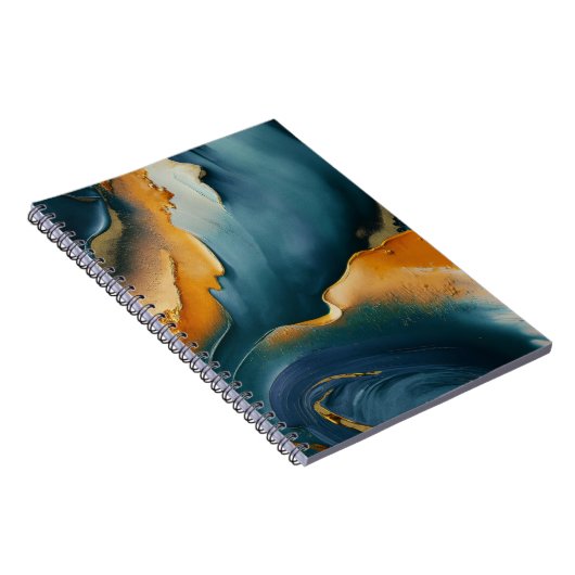 Convergence – Abstract Fields Of Motion And Gold ノートブック (右側)