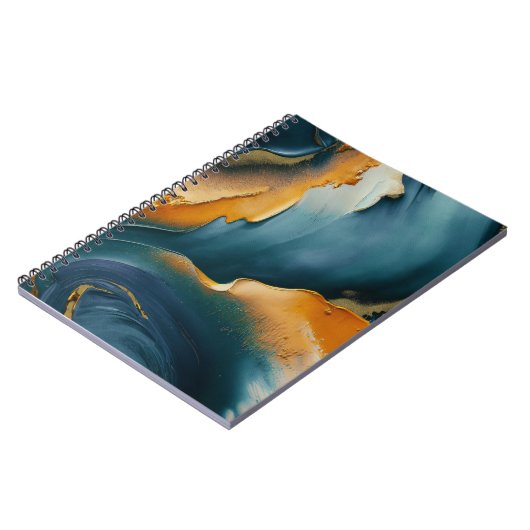 Convergence – Abstract Fields Of Motion And Gold ノートブック (左側)