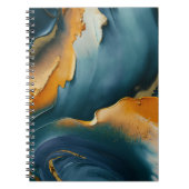 Convergence – Abstract Fields Of Motion And Gold ノートブック (正面)