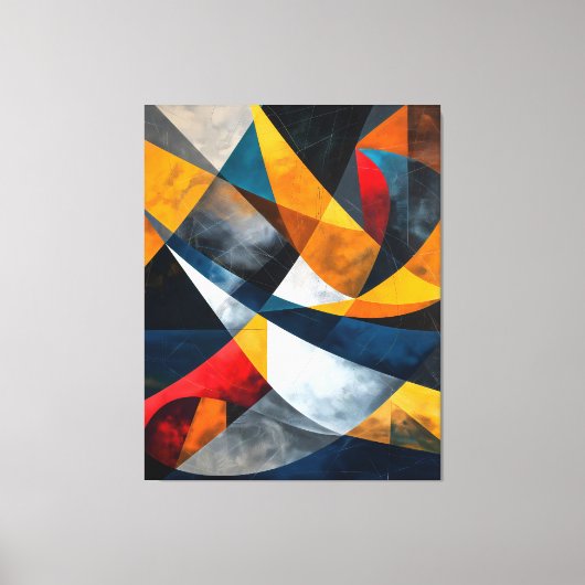 Converging Arcs of Quiet Momentum キャンバスプリント (正面)