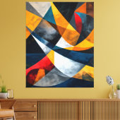 Converging Arcs of Quiet Momentum キャンバスプリント (インサイチュ (リビング))