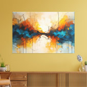 Converging Flows キャンバスプリント (インサイチュ (リビング))