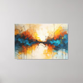 Converging Flows キャンバスプリント (正面)