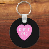 Conversation Candy Heart Cutie Pie Valentines Day  キーホルダー (正面)