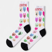 Conversation Critters Hearts Crew Socks ソックス (左)