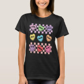 Conversation Hearts Spanish Mexican Valentines Day Tシャツ (正面)