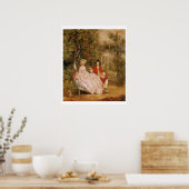 Conversation in a Park、アーティストのポートレート、 ポスター (キッチン)