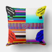 Conversation Pillow クッション (裏面)