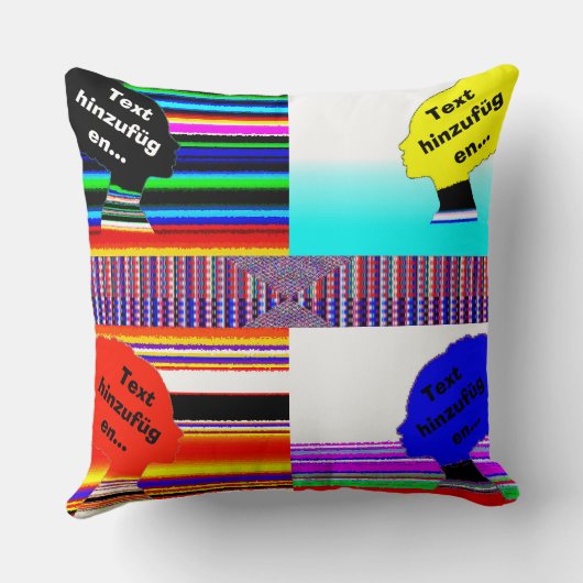 Conversation Pillow クッション (裏面)