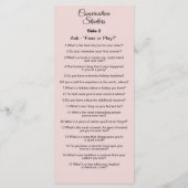 Conversation Starters - Break The Ice Questions  メニュー (裏面)