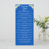 Conversation Starters - Break The Ice Questions メニュー (スタンド正面)