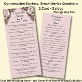 Conversation Starters - Break The Ice Questions  メニュー