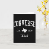 Converse Tx J01 Vintage Athletic Srts Design  カード (黄色い花)