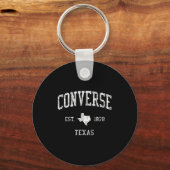 Converse Tx J01 Vintage Athletic Srts Design  キーホルダー (正面)