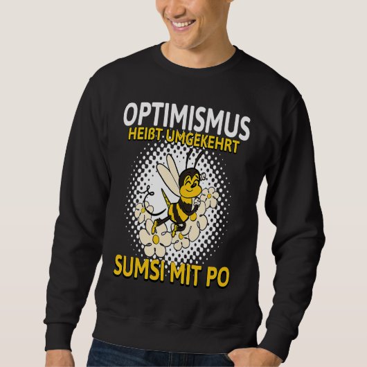 Conversely, backprint optimism means Sumsi with Po スウェットシャツ (正面)