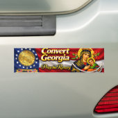 Convert Georgia Bumper Sticker バンパーステッカー (車上)
