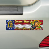 Convert Georgia Bumper Sticker バンパーステッカー (車上)