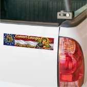 Convert Georgia Bumper Sticker バンパーステッカー (トラック上)