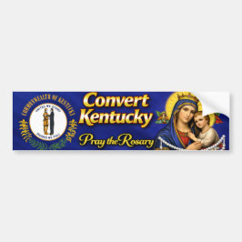 Convert Kentucky! Pay the Rosary Bumper Sticker バンパーステッカー