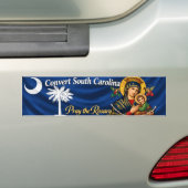 Convert South Carolina Bumper Sticker バンパーステッカー (車上)