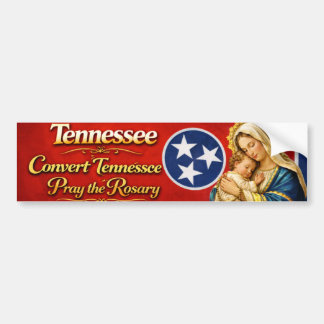 Convert Tennessee Pray the Rosary バンパーステッカー