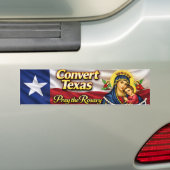 Convert Texas Rosary Bumper Sticker バンパーステッカー (車上)