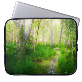 Convict Lake Aspen Meadow Laptop Pouch Nature Art ラップトップスリーブ