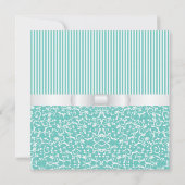 Convite Azul Tiffany 招待状 (裏面)