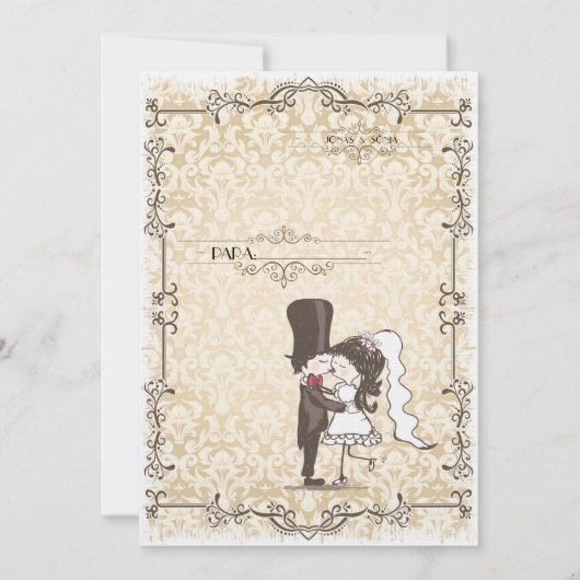 Convite Casamento 招待状 (裏面)