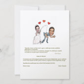 Convite com Caricatura 招待状 (正面)