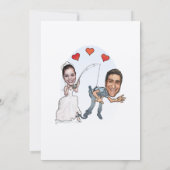 Convite com Caricatura 招待状 (裏面)